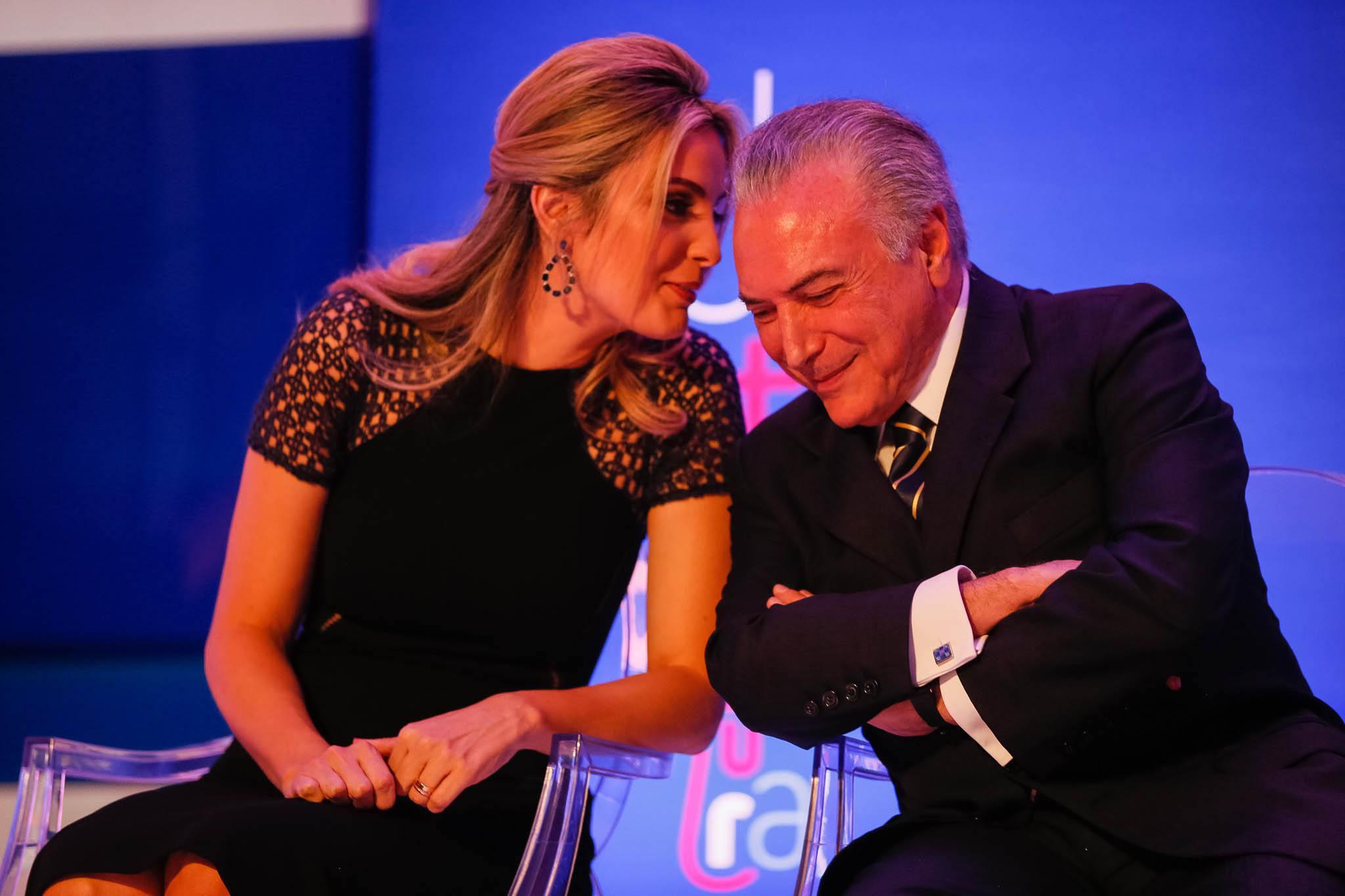 Marcela sugeriu e Michel Temer virou fã da série Designated survivor | Beto Barata/PR