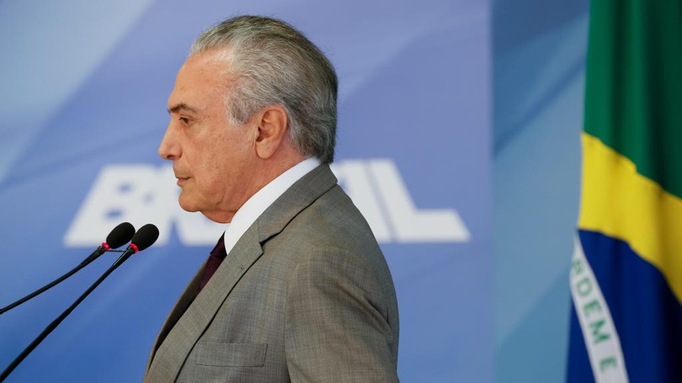 Michel Temer durante coletiva de imprensa no Palácio do Planalto | Beto Barata/PR