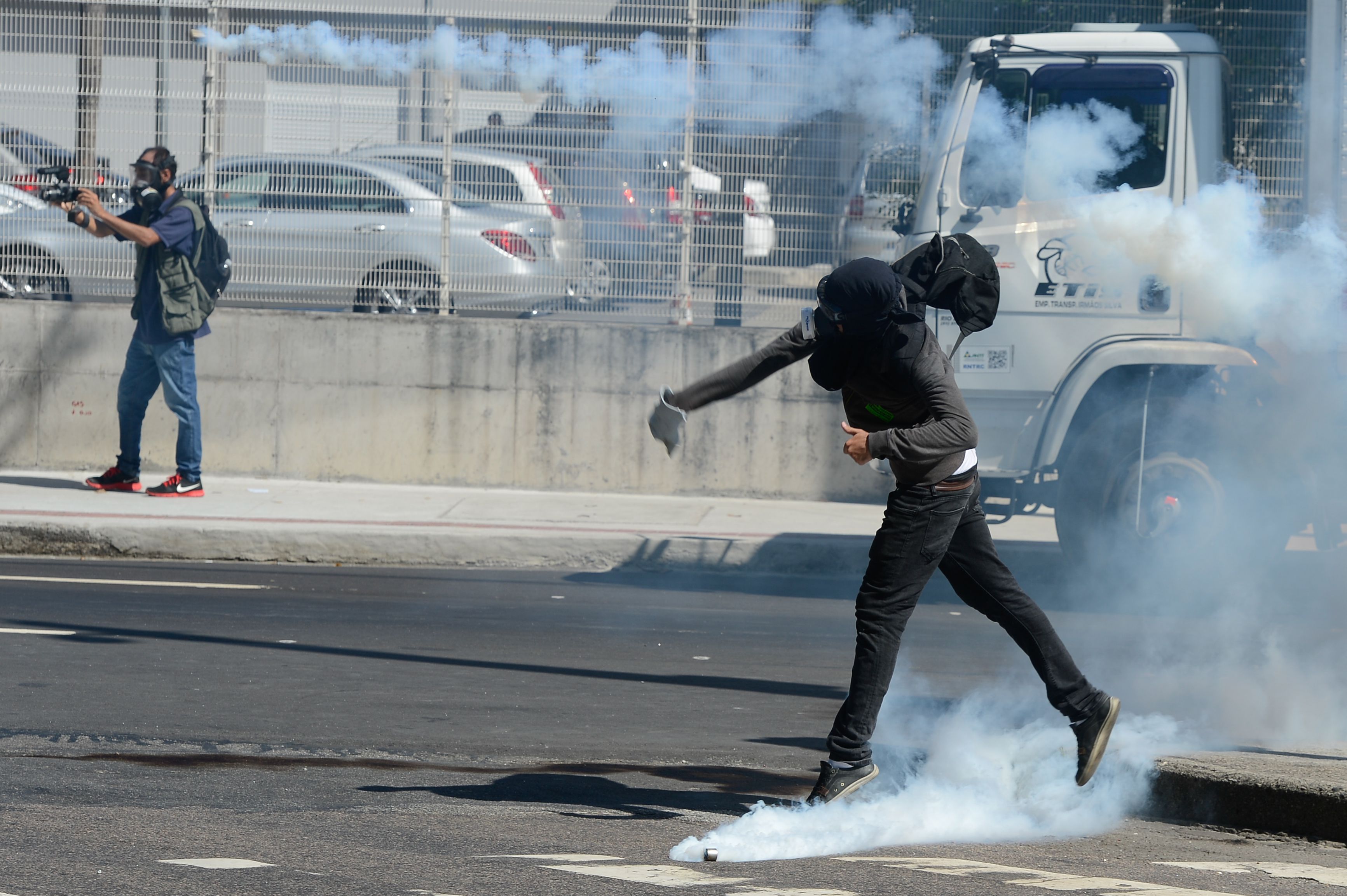 Aprovação da venda da companhia de saneamento do Rio (Cedae) provocou violentos protestos na cidade | Tomaz Silva/Agência Brasil