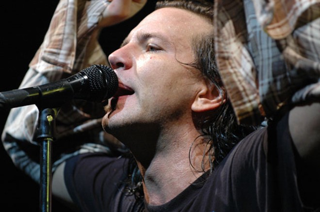 Pearl Jam tocou em Curitiba pela primeira vez em 2005. | Divulgacao