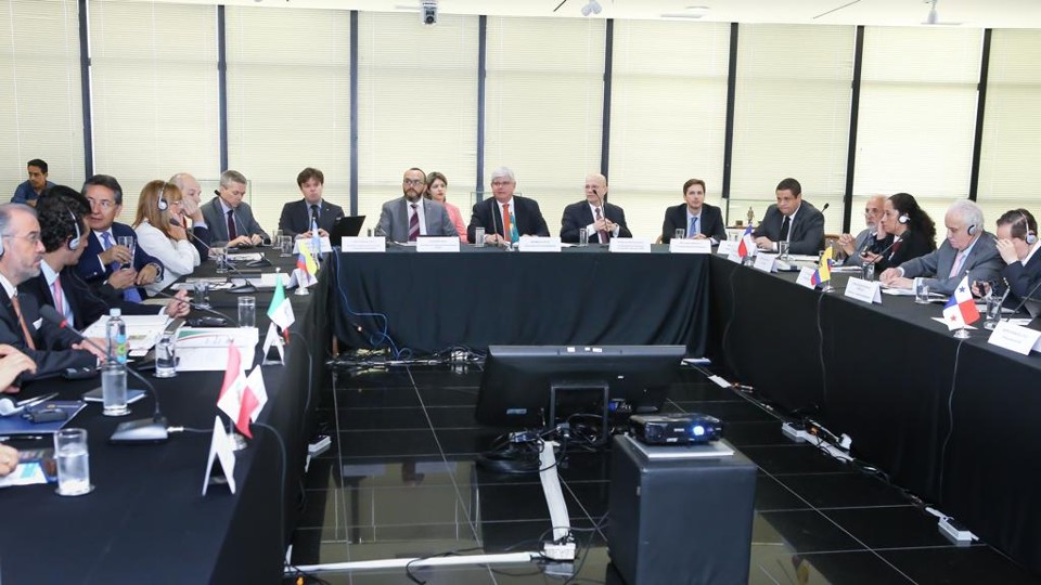 A reunião entre os procuradores-gerais de 12 países, em Brasília | Antonio Augusto/Secom/PGR