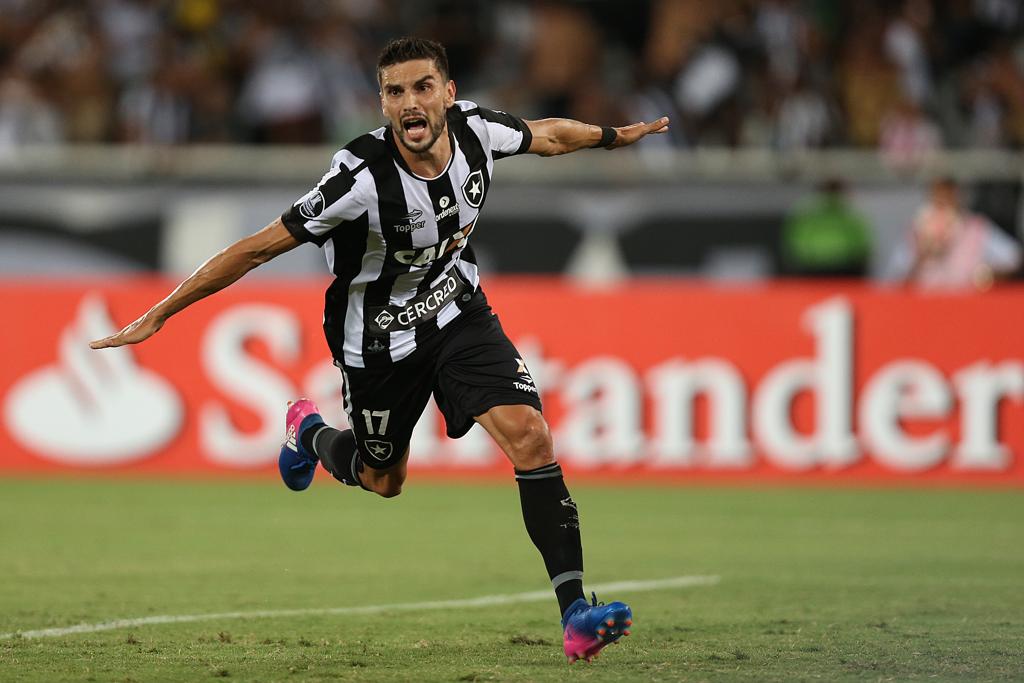 Rodrigo Pimpão já marcou dois gols pelo Botafogo na Libertadores e vem se destacando nas fases preliminares do torneio. | Vitor Silva/SSPress/Botafogo