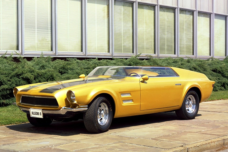 Conheça 13 conceitos do Mustang que nunca chegaram às ruas O conceito Alegro II, exibido no Salão de Chicago de 1970, é um Mustang que nunca queríamos que existisse. | Divulgação/