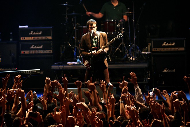 Weezer, Curitiba Rock Festival, 2005. | Jonathan Campos/Gazeta do Povo