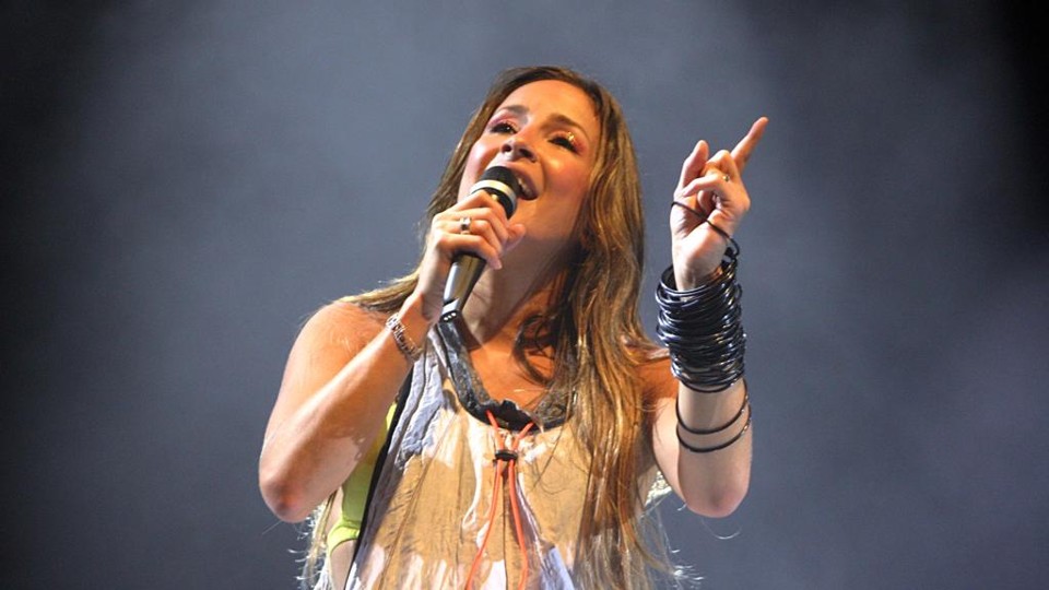 Claudia Leitte: cantora deveria ter distribuído 8,75% dos ingressos gratuitamente, algo que não foi cumprido em nenhuma ocasião de sua turnê que recebeu recursos da Lei Rouanet | Giuliano Gomes/Gazeta do Povo