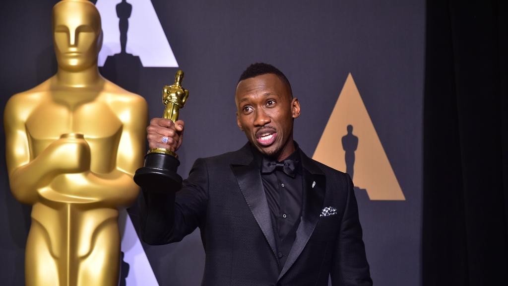 Mahershala Ali: vencedor do prêmio de melhor ator coadjuvante por “Moonlight”, que também venceu o prêmio de Melhor Filme