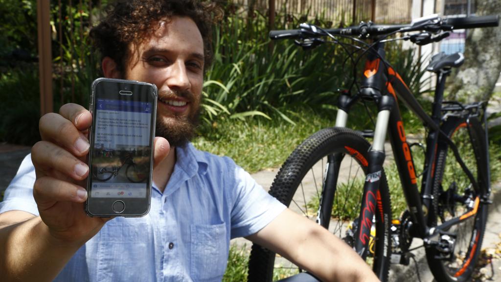 Uma única postagem e 300 compartilhamentos ajudaram Ivo a recuperar sua bike | Henry Milleo/Gazeta do Povo