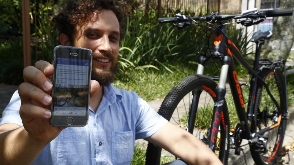 Uma única postagem e 300 compartilhamentos ajudaram Ivo a recuperar sua bike | Henry Milleo/Gazeta do Povo