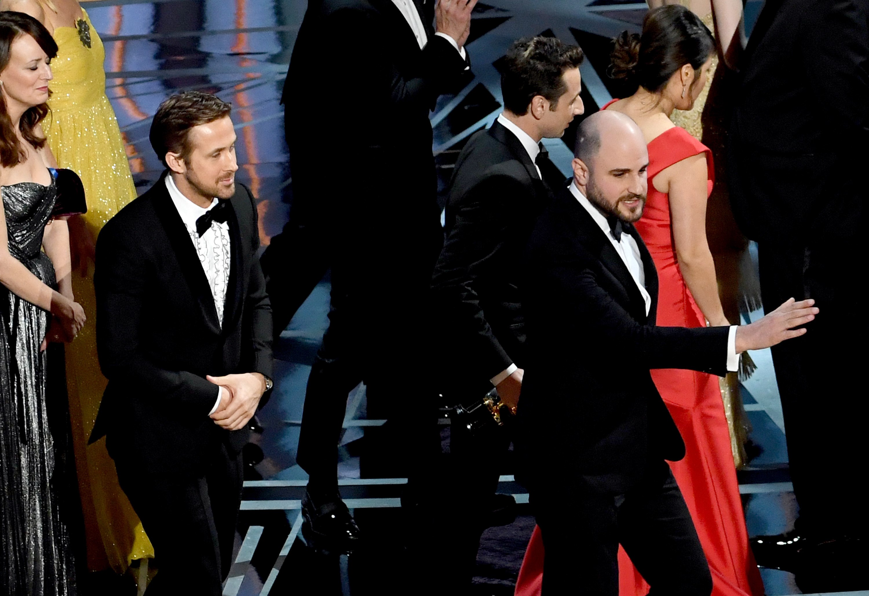 Jordan Horowitz, produtor de “La La Land”, corrige a confusão | KEVIN WINTER/AFP