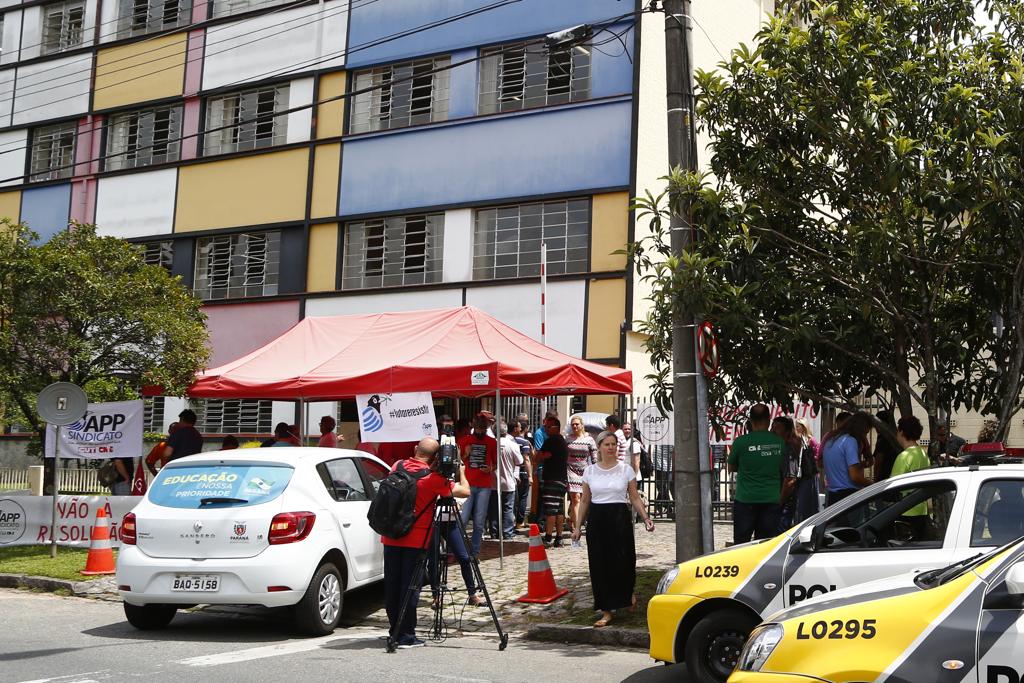Hora-atividade foi motivo de protesto de professores no fim de janeiro | Henry Milleo/Gazeta do Povo
