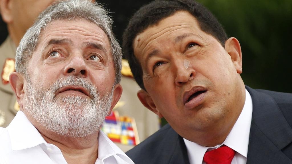 Lula e Chávez: governo venezuelano proibiu a série no país