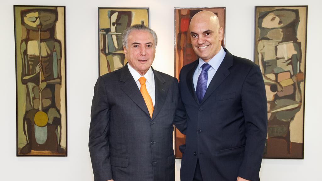 Temer e Alexandre de Moraes | Valdenio Vieira/PR