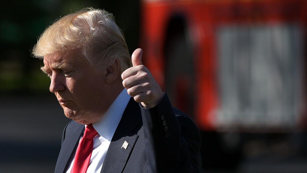 Nos Estados Unidos, nem sequer o presidente Donald Trump tem o benefício de foro privilegiado. | Mandel Ngan
/AFP