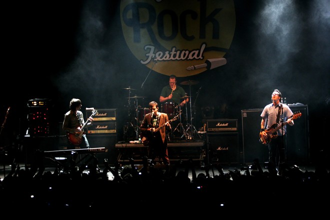 Weezer, Curitiba Rock Festival, 2005. | Jonathan Campos/Gazeta do Povo