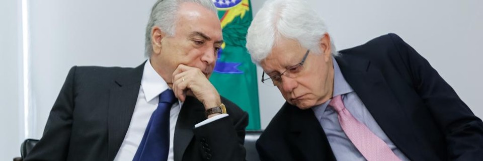 Temer (à esq.) e Moreira Franco | Marcos Corrêa/PR