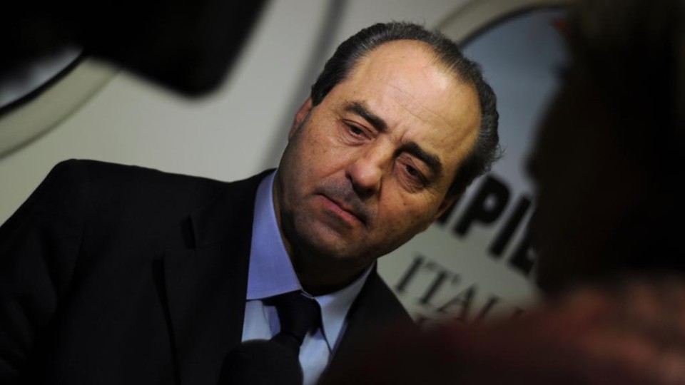 Antonio Di Pietro, ex-promotor | GABRIEL BOUYS/AFP