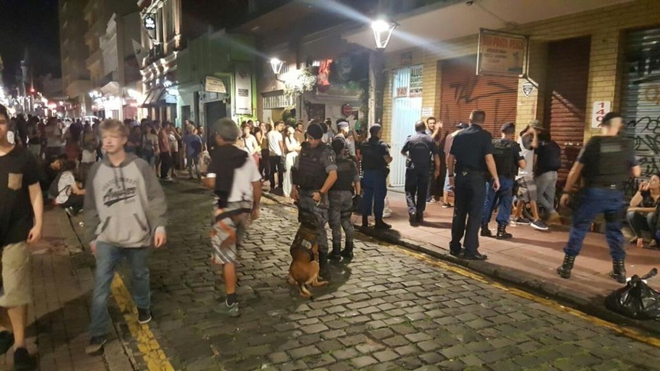 Rua São Francisco foi alvo da operação novamente. | Divulgação