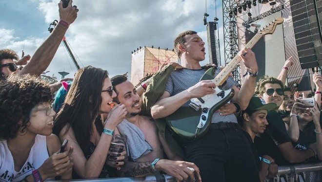 Banda Cage the Elephant no show que causou furor nos simpatizantes do ex-presidente Lula | Ariel Martini/Divulgação