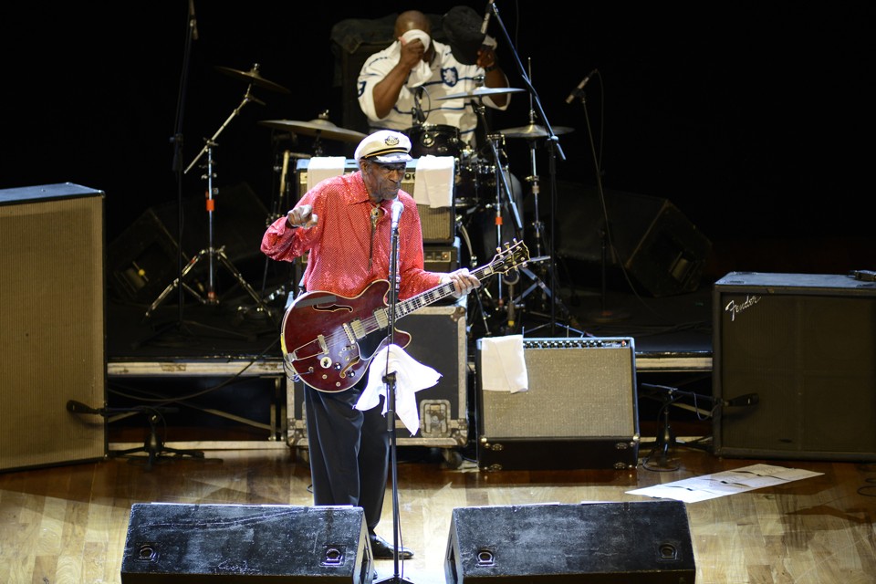 Chuck Berry se apresentou em Curitiba em 2013. | Henry Milleo/Gazeta do Povo