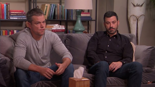 Matt Damon e Jimmy Kimmel: mais de dez anos de “ódio” | Reprodução/YouTube