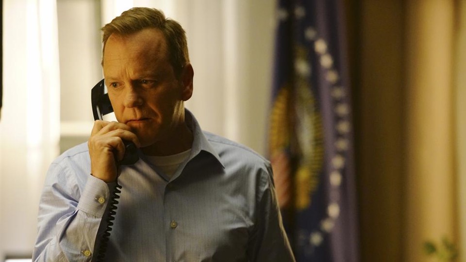 Kiefer Sutherland interpreta o presidente Tom Kirkman na série ‘Designated Survivor”: Michel Temer é fã | Ian Watson/ABC