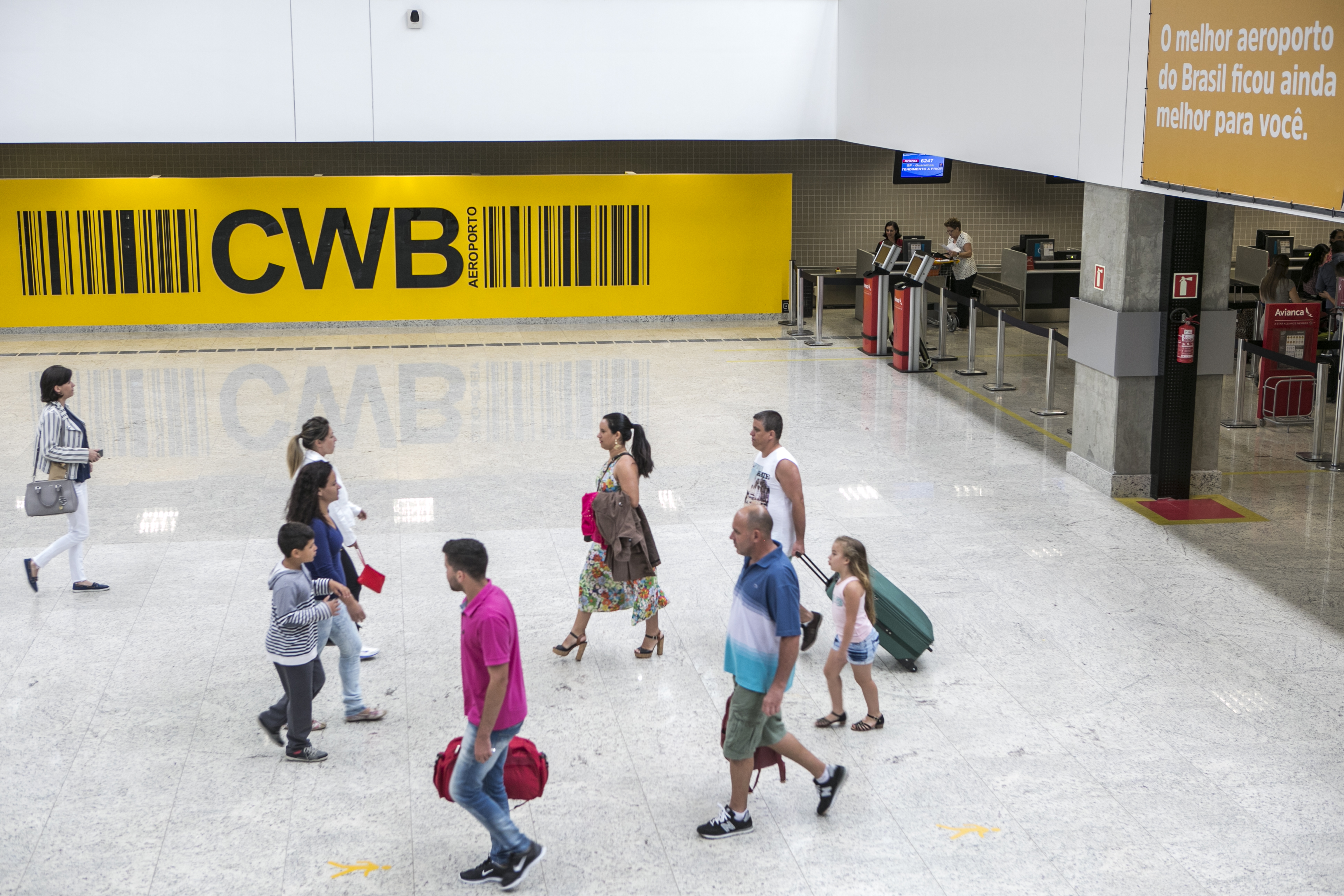 Ampliação do terminal do Aeroporto Afonso Pena é a única obra de destaque inaugurada no ano passado no Paraná, segundo balanço do PAC. | Marcelo Andrade/Gazeta do Povo