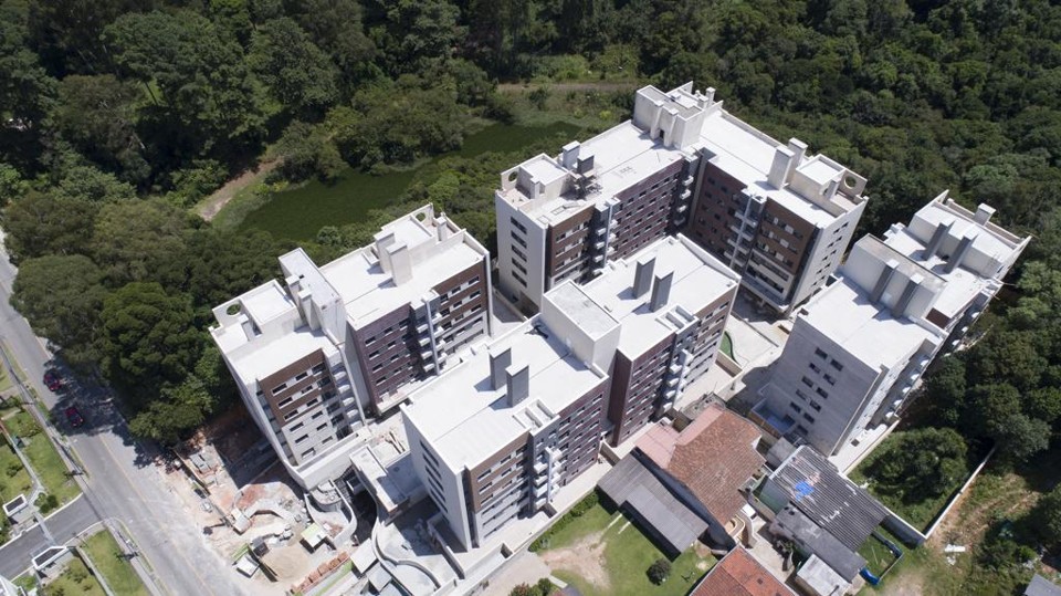 Oferta de apartamentos novos para a classe média cai 32% em Curitiba. Na foto, o Barigui Woodland, empreendimento da VistaCorp que ainda tem 30% das unidades à venda. | Divulgação/