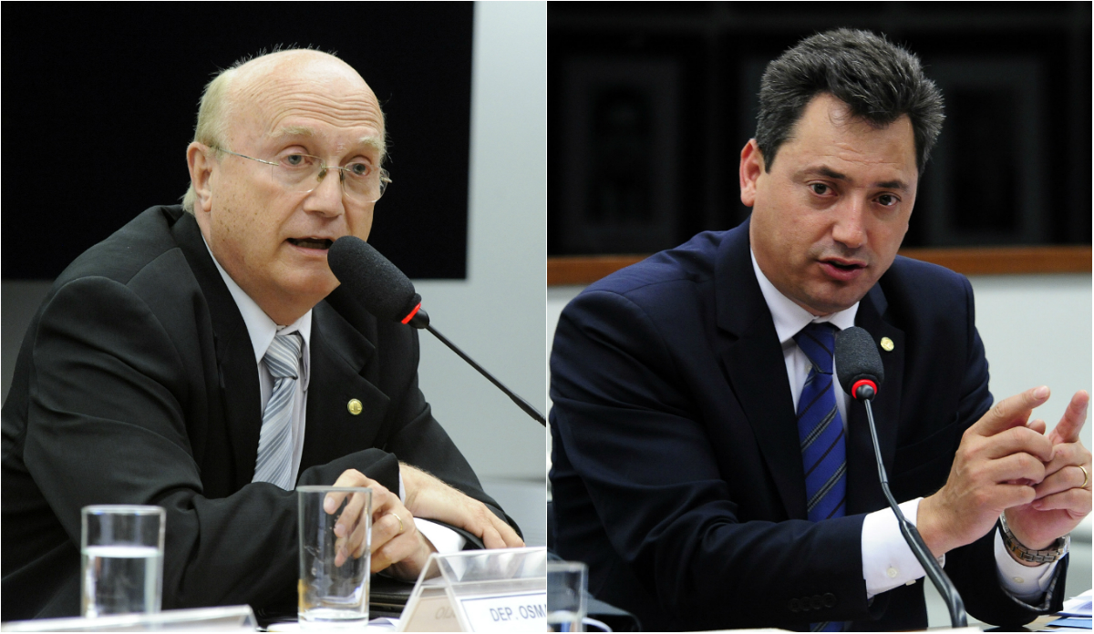 Osmar Serraglio e Sérgio Souza, deputados federais pelo Paraná | Luis Macedo e Alex Ferreira/Câmara dos Deputados/Arquivo