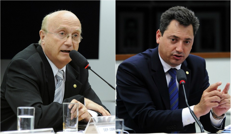 Deputados do PR negam pressão para manter “marginal” na chefia da fiscalização Osmar Serraglio e Sérgio Souza, deputados federais pelo Paraná | Luis Macedo e Alex Ferreira/Câmara dos Deputados/Arquivo