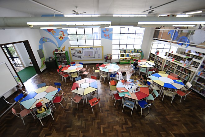 Espaço para crianças na BPP. | Albari Rosa/Gazeta do Povo