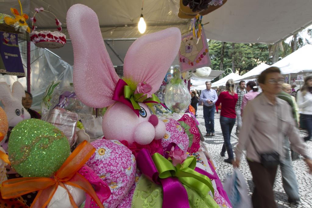 Feira de Páscoa em Curitiba, na praça Osório | Diego Pisante / Gazeta do Povo/Arquivo