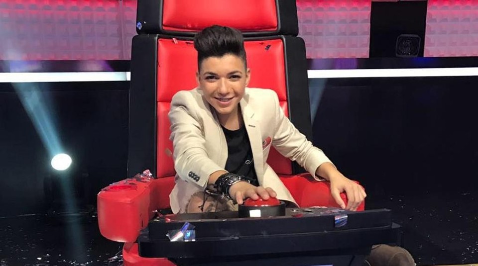 Wagner em foto de dezembro de 2016, nos bastidores da versão adulta do The Voice. | Reprodução/Facebook