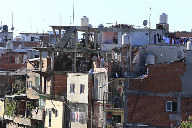 Vizinhança do estádio do San Lorenzo. | Albari Rosa/Gazeta do Povo
