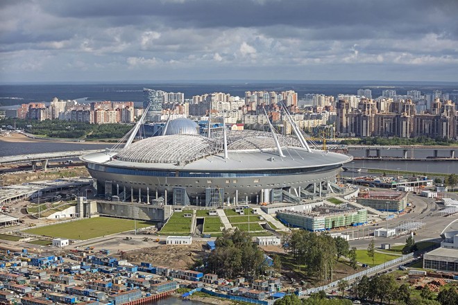 O estádio Krestovsky, a Nave Espacial. | /Divulgação