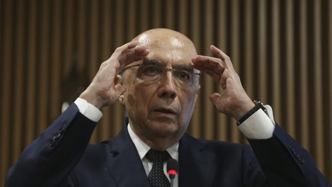 O ministro da Fazenda, Henrique Meirelles: discurso ficou mais ameno após reunião com Paulo Skaf, da Fiesp. | Elza Fiuza/Agência Brasil