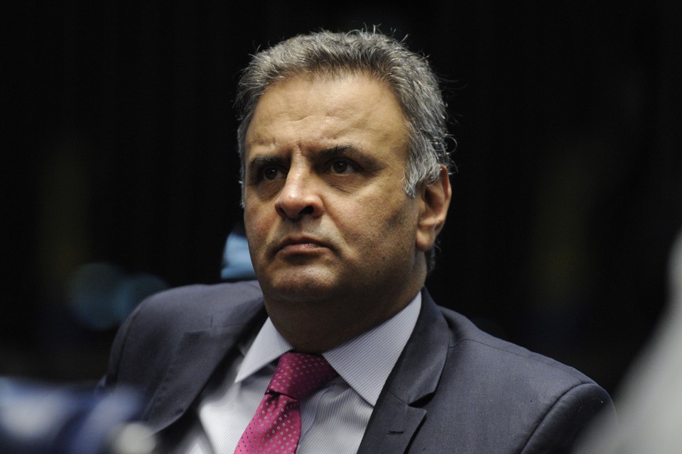 Aécio chamou de “falsas e covardes” as declarações de Machado | Edilson Rodrigues/Agência Senado