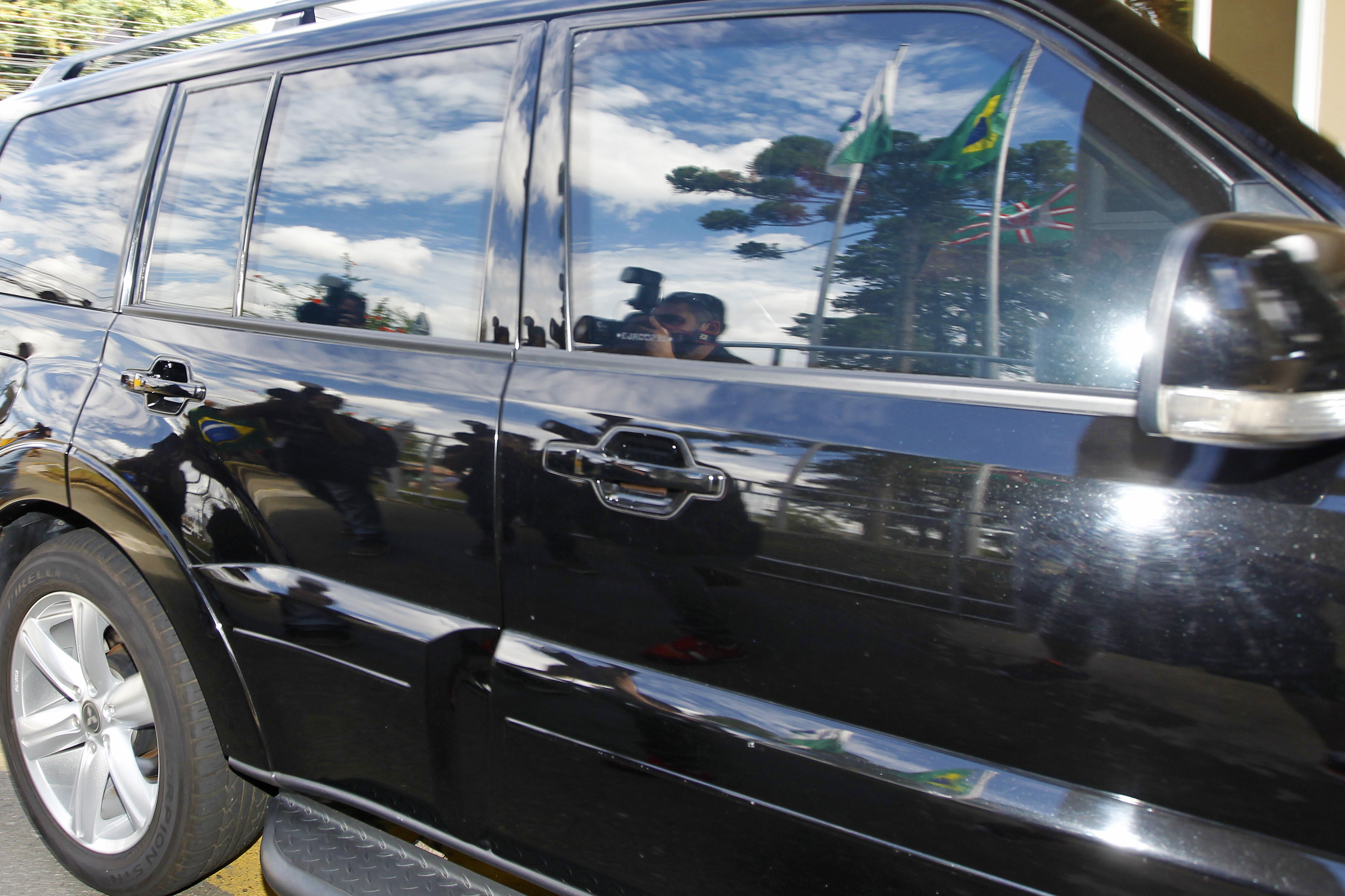 Marcelo Odebrecht  chega para depor no TRE, em Curitiba. | Antônio More/Gazeta do Povo