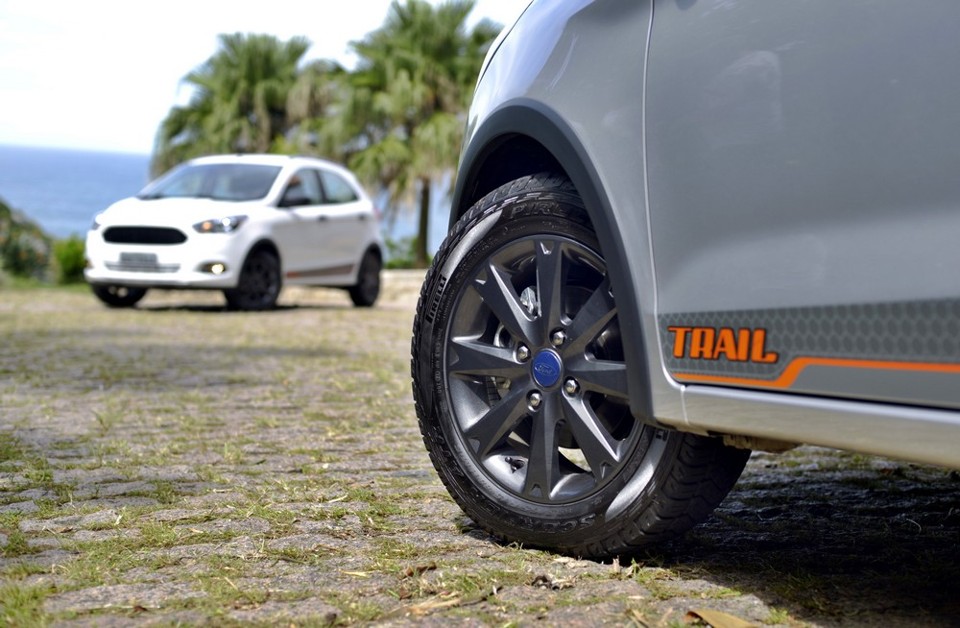 Ford Ka Trail traz suspensão elevada, pneus de uso misto, apliques personalizados e opções de motor 1.0 ou 1.5 | Reinaldo Canato/Divulgação