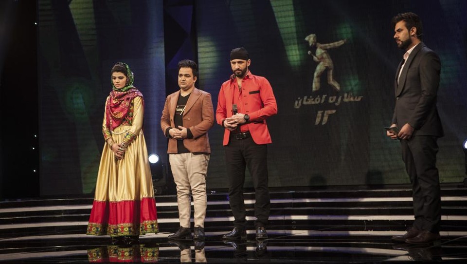 Candidatos se apresentam no “Afghan Star”, versão local do “American Idol” | Erin Trieb/NYT