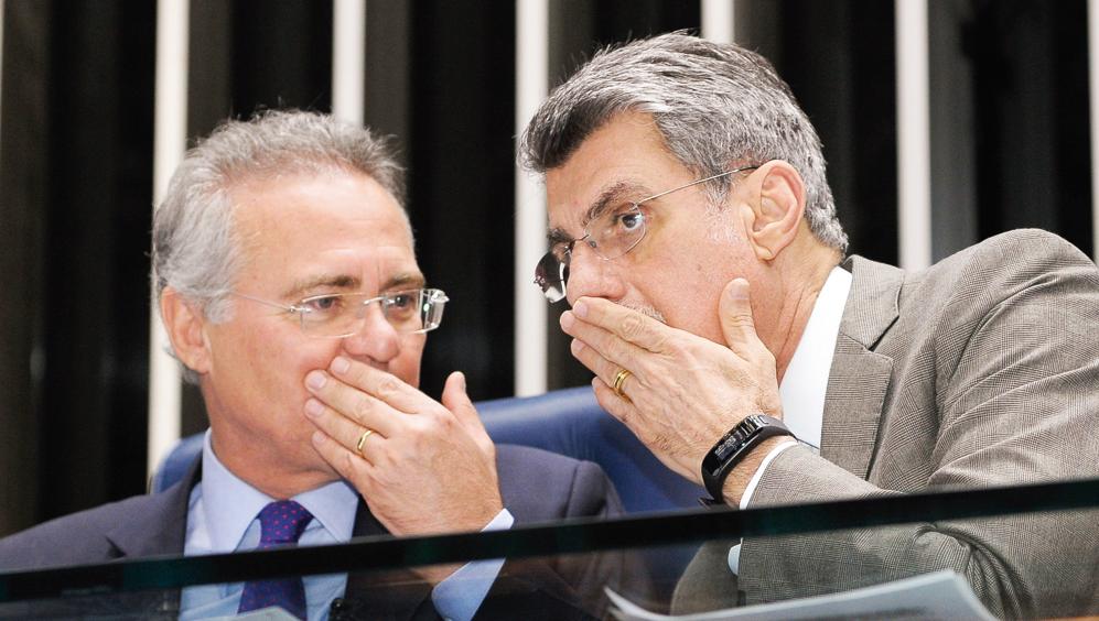 Renan e Romero Jucá: Senado articula lei do abuso de autoridade. | Waldemir Barreto/Agência Senado