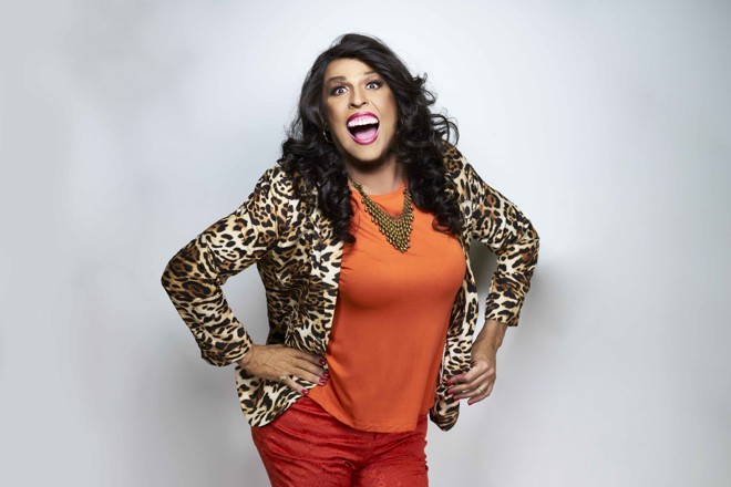 Regina Ralé, inspirada em Regina Casé: “Foi uma das imitações que deu mais trabalho acertar”. | Divulgação