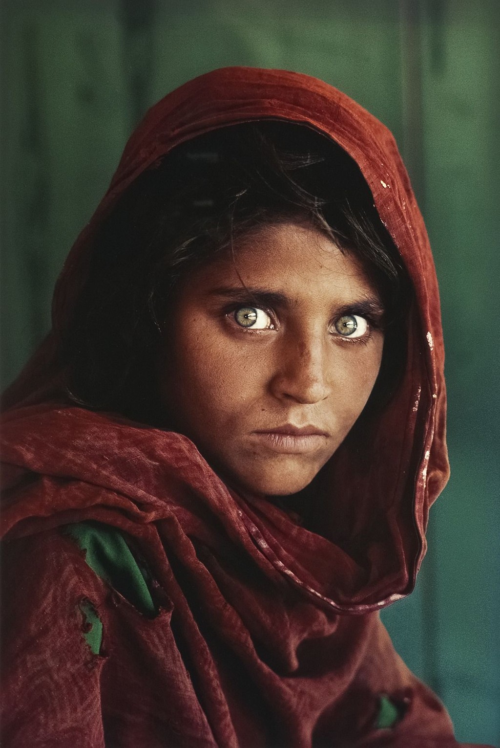 A icônica “A Menina Afegã”, de Steve McCurry.