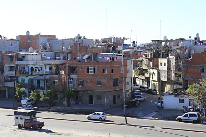 Vizinhança do estádio do San Lorenzo. | Albari Rosa/Gazeta do Povo