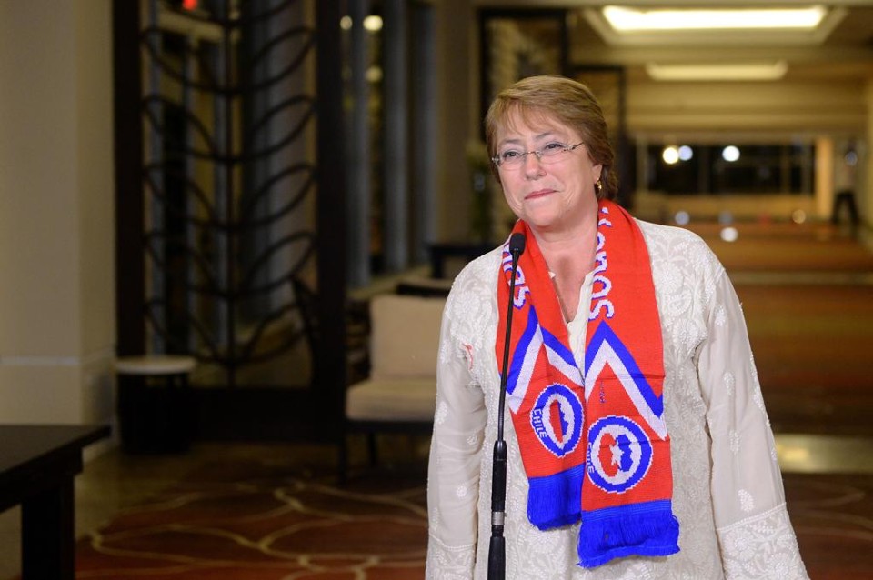 A presidente do Chile, Michelle Bachelet. País foi um dos primeiros a suspender importações de carne brasileira após a operação Carne Fraca. | Gobierno de Chile/Divulgação