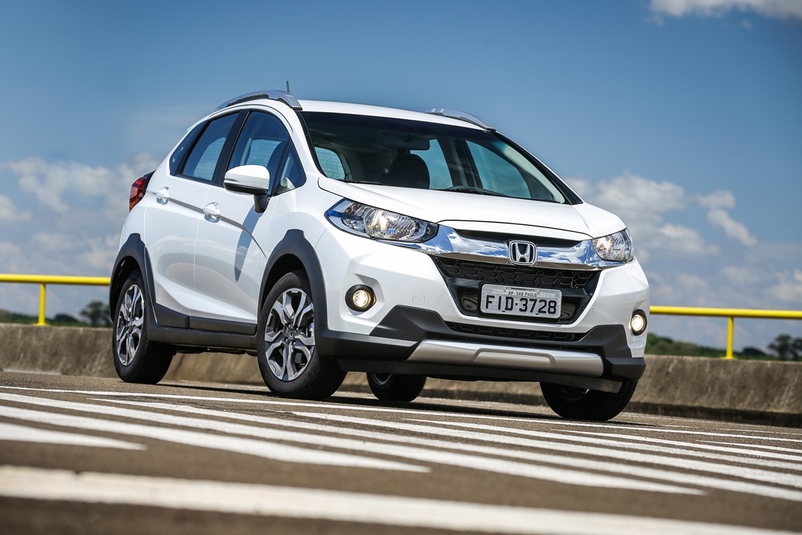 Honda aposta no WR-V como a porta de entrada para o universo dos crossovers e utilitários. Modelo traz suspensão reforçada e herda as qualidades do Fit | Honda/Divulgação