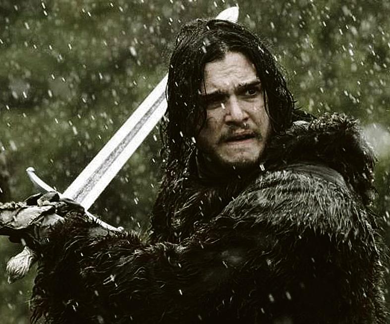 O ator Kit Harington, que interpreta Jon Snow, em ação. | Divulgação/HBO