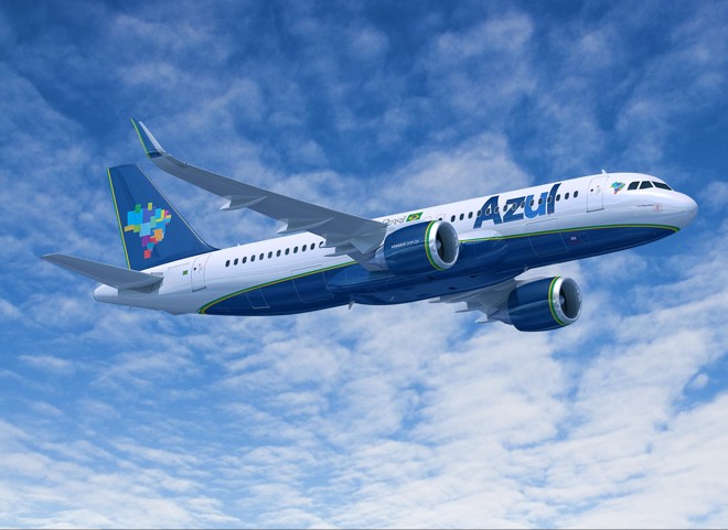 Azul vai fazer seu IPO em abril e planeja levantar até R$ 2,23 bilhões | Airbus/Divulgação