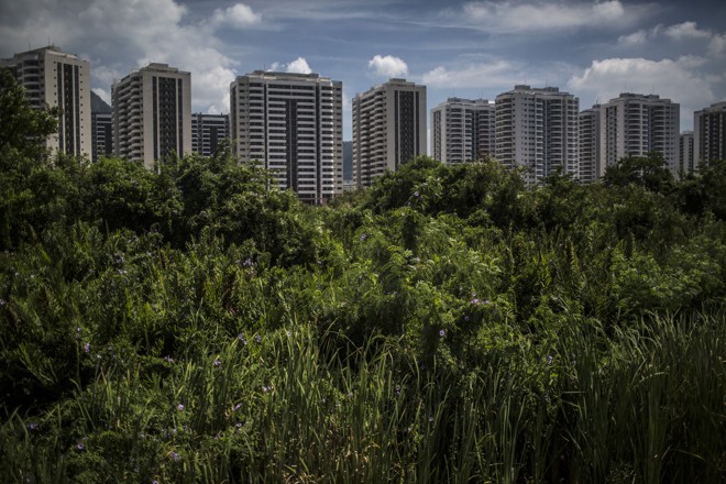 Vista da Vila dos Atletas, que naufragou em vendas | DADO GALDIERI/NYT