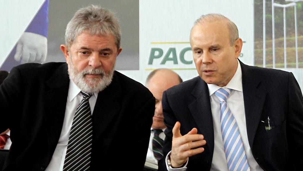 Lula e Mantega em evento do PAC: dobradinha entre lulismo e nova matriz macroeconômica quer mais uma chance. | es/pa/RICARDO STUCKERT