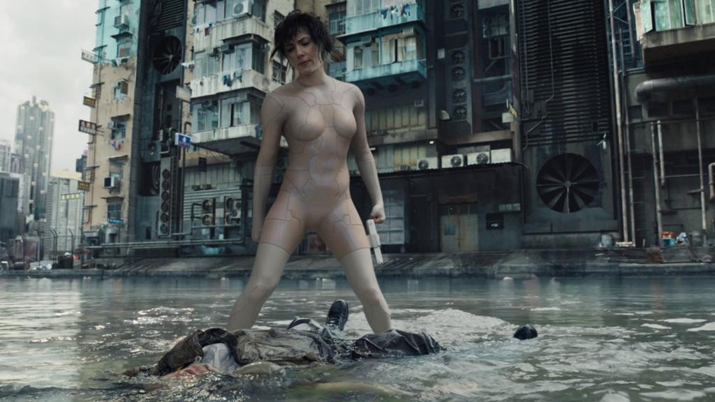 Scarlett Johansson como a protagonista, Major.